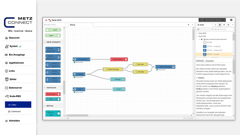 Datenstromorientierte Programmierung per Drag & Drop